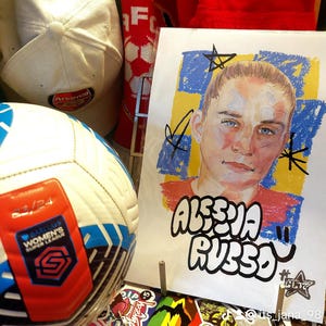 Alessia Russo-aquarelafdruk