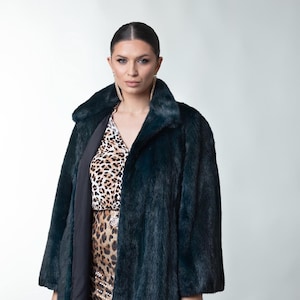 Women’s Black Mink Fur Coat tsouska