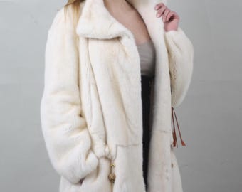 Pearl Mink | Fur Coat | Mid Length