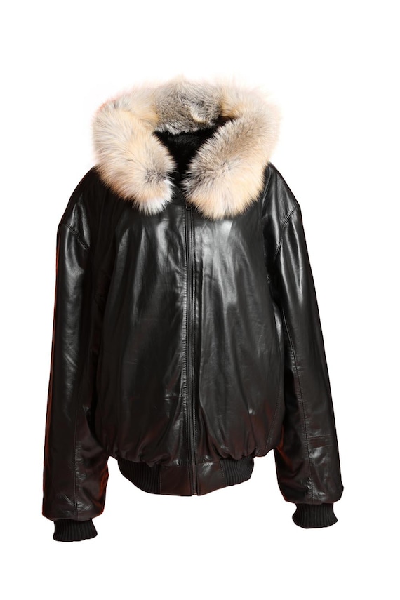 Nerzmantel Schwarzer Pelz FÃ¼r Kapuze Schwarzer Nerz Pelzmantel