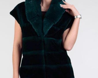 Groen nerts | Bontvest | Geschoren | Gemiddelde lengte