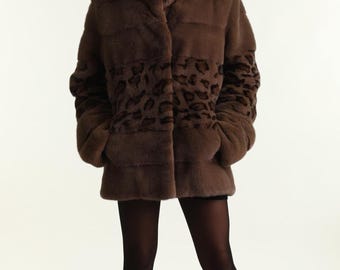 Brown Mink | Fur Coat | Mid Length