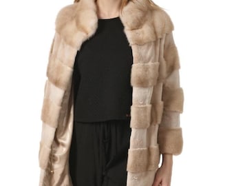 Pearl Mink | Fur Coat | Mid Length
