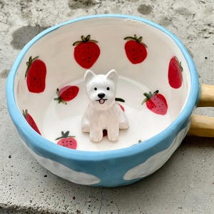 Custom Pet Mug with 3D Dog/Cat Figure Handmade Ceramic Mug Peekaboo Pet Mug Memorial Gift for Pet Lovers Personalized Pet Mug Coffee Cup