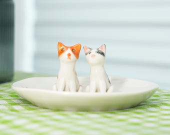 Benutzerdefinierte Haustier Ring Schale Haustier Figur Keramik Schmuck Halter für Tierliebhaber handgemachte Hund Schmuckstück Schale personalisierte Haustier-Liebhaber Geschenk Y2K