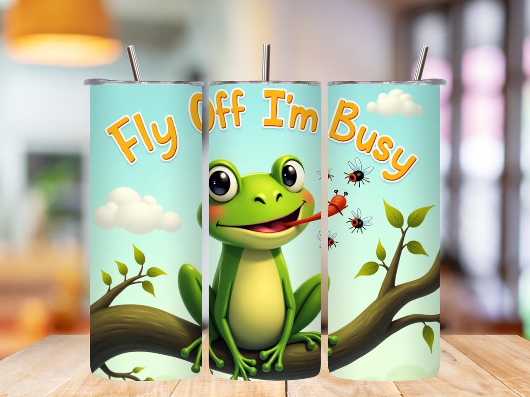 Frog Tumbler Wrap, Sarcastic Frog Png, Funny 20oz Skinny Sublimation ...