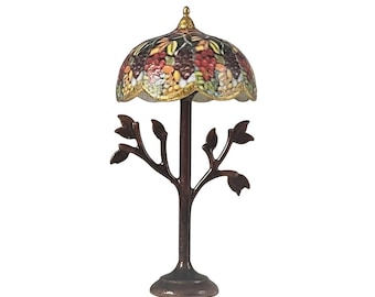 Miniature 12th Scale Tiffany-style Lamp