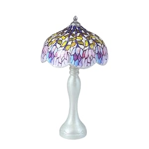 Miniature 12th Scale Lamp - Blue Wistaria