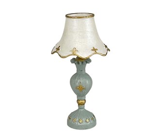 Lámpara en miniatura a escala 1/12 - Viena - Opción de LED con batería magnética disponible