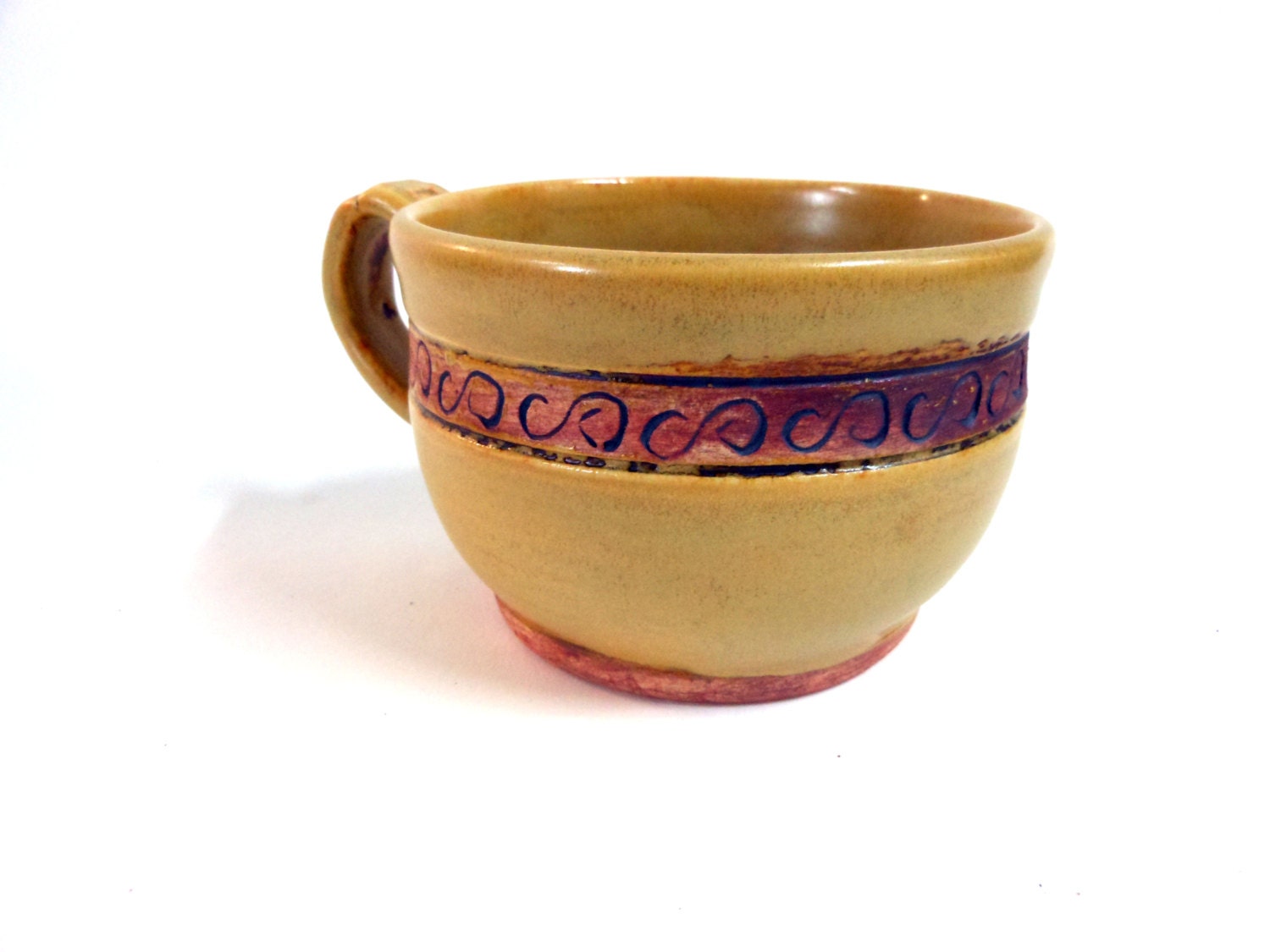 16 oz Mustard Yellow Stoneware Soup Mug | Etsy
