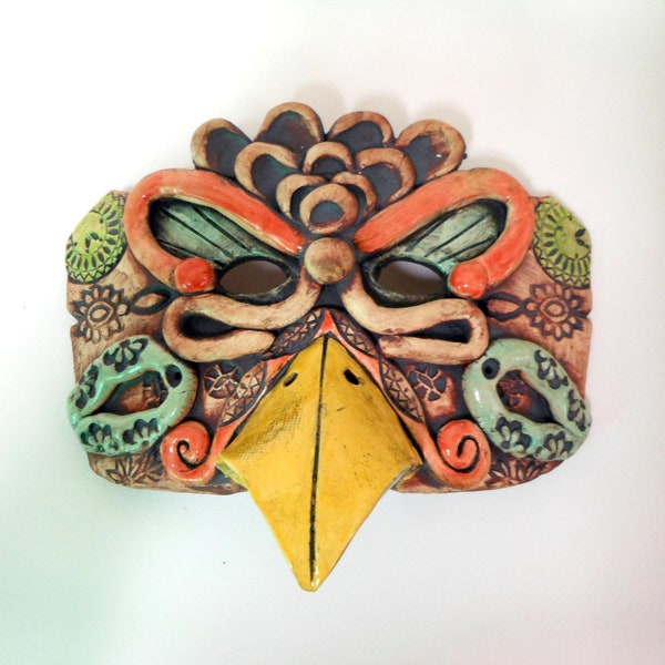 Steampunk Diva Bird Ceramic Mask