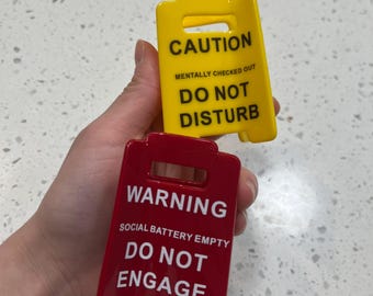 Warning Hair Claw