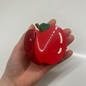 Apple Hair Claw