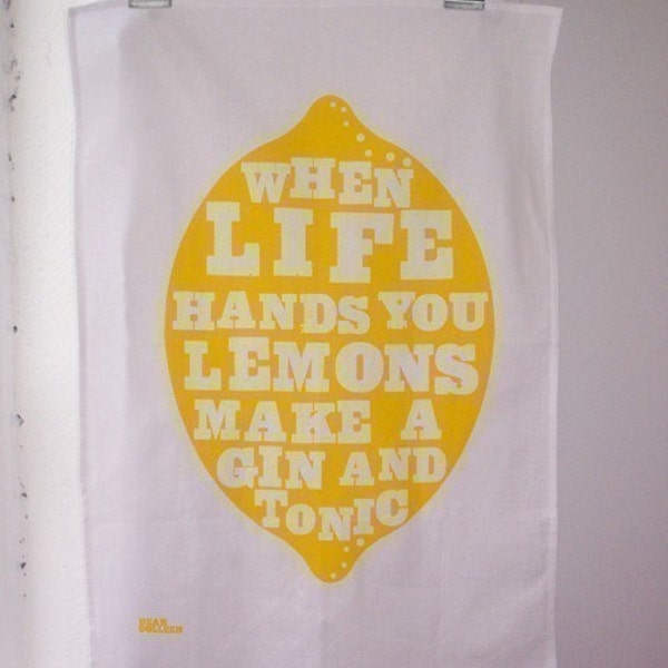 When Life Hands You Lemons - Tea Towel