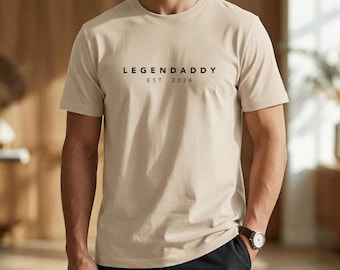 T-Shirt zum Vatertag, Geburtstag oder Geburt, personalisiert, Legendaddy