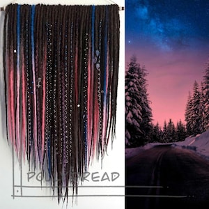 De-dreadlocks 60 pcs. “Winter night”