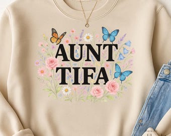 Aunt Tifa Floral PNG