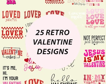 Vintage Love Quote PNG Set (25 Designs)