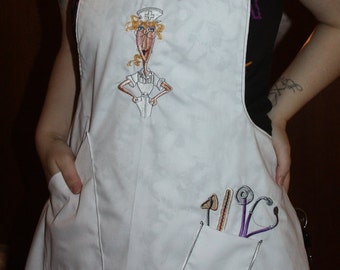 Nurse Reversible Womens Apron