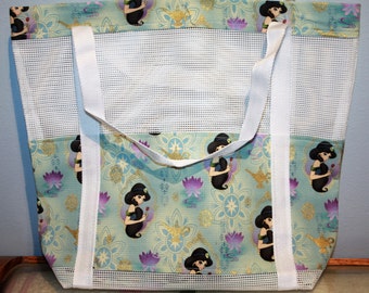 Exotic Lady Vinyl Mesh Tote