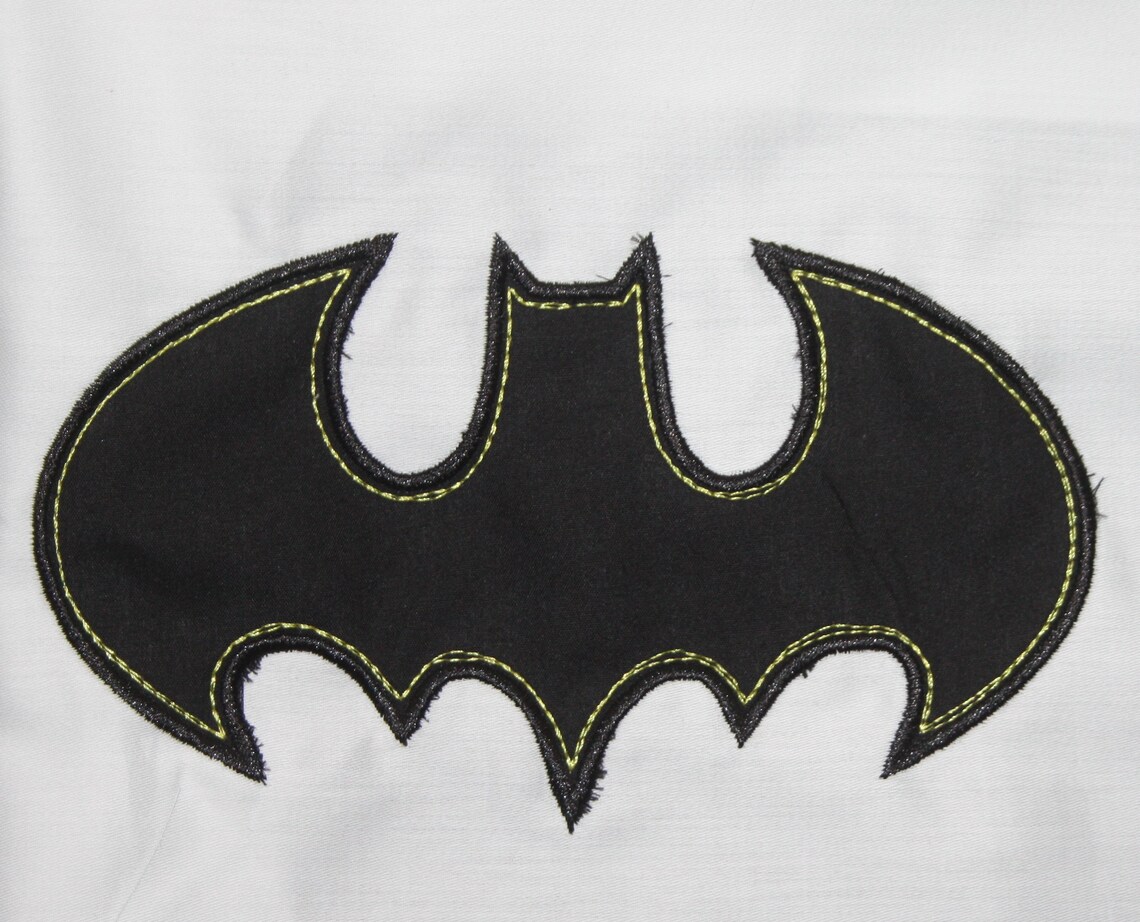 Batman Applique Quilt Blocks Set Etsy UK
