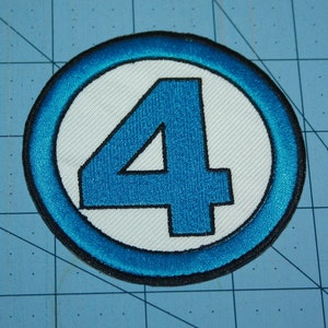 Blue 4 Iron on Patch