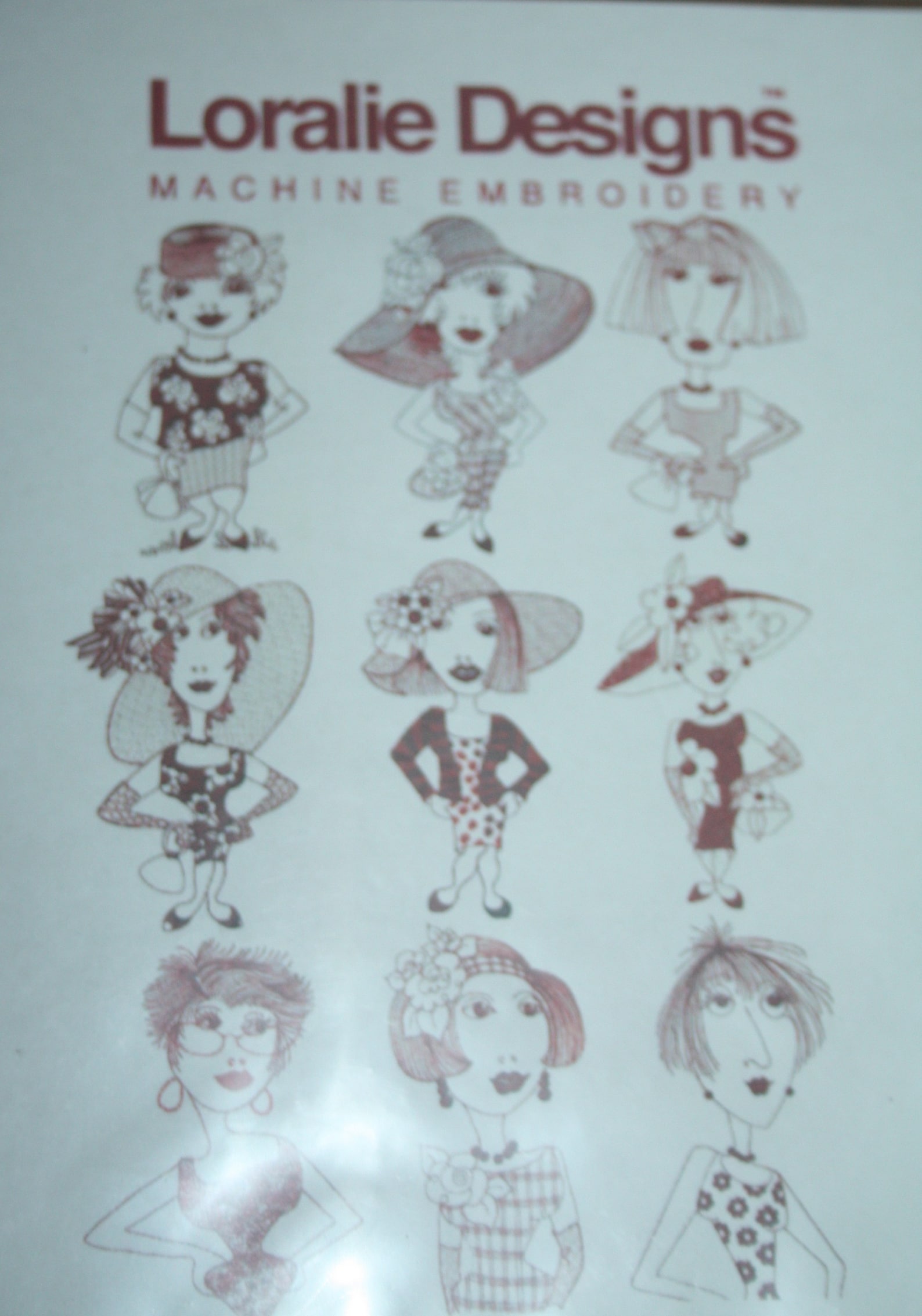 Loralie Machine Embroidery Designs Redheads Etsy
