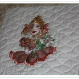 Southern Belles Machine Embroidered Twin Size Quilt image 3