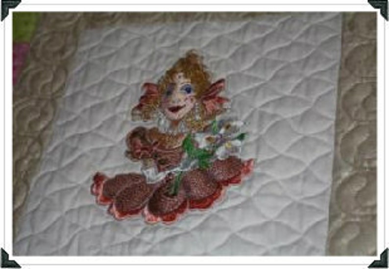 Southern Belles Machine Embroidered Twin Size Quilt image 3