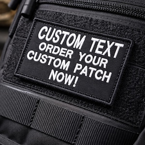Custom 2" x 3" Make It Your Own Patch - Embroidered Morale Patch - Airsoft Military Police