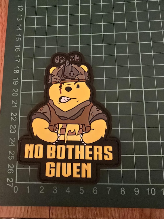 No Bothers Given Tactical Winnie the Pooh Honey PVC Tactical