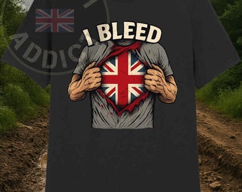 I Bleed Union Jack 13 - tactical military shirt | army veteran gift | airsoft gear tee | operator humour design