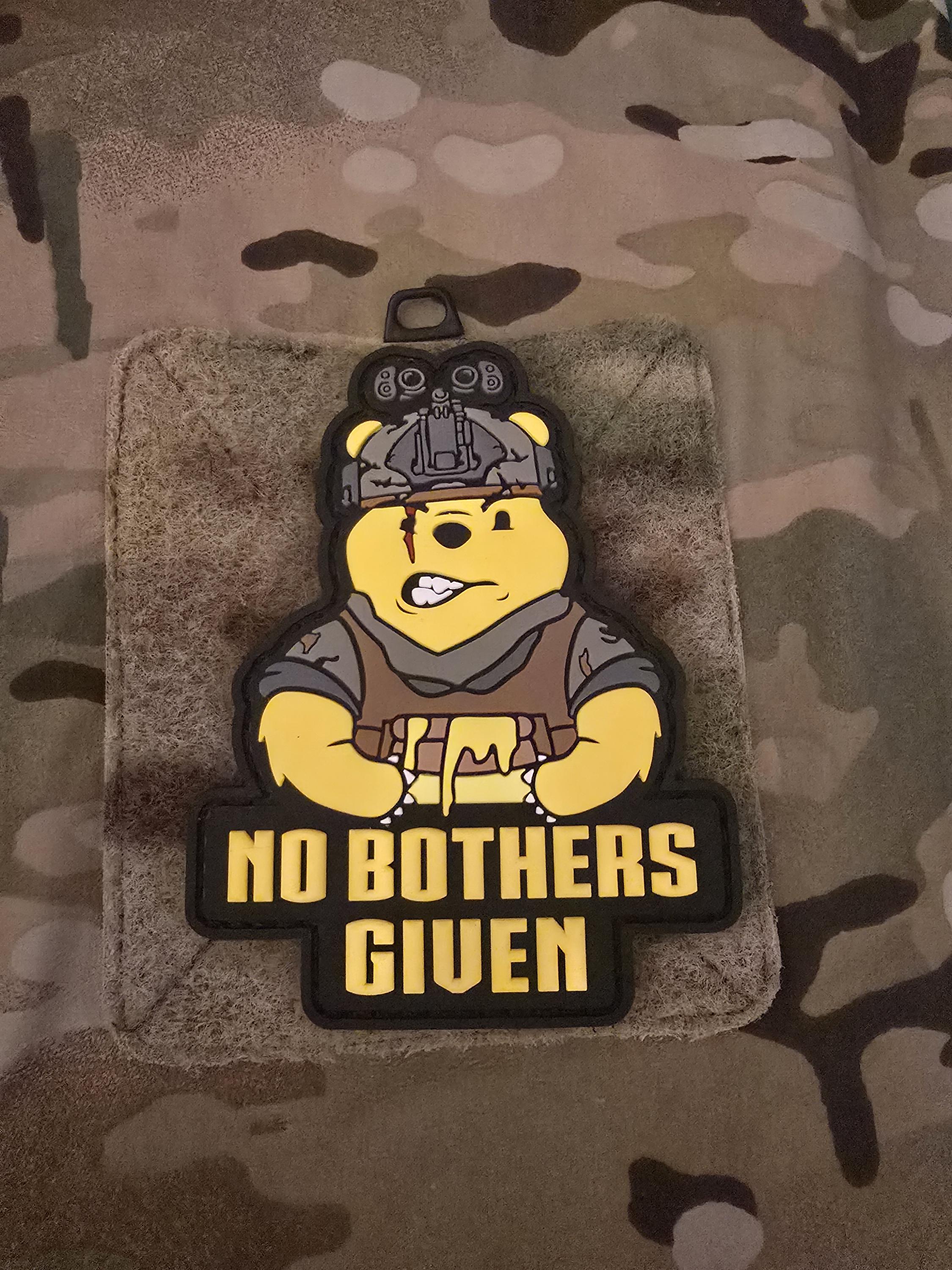 No Bothers Given Tactical Winnie the Pooh Honey PVC Tactical