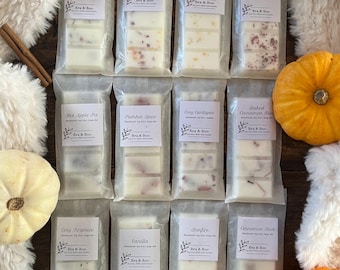 Soy Wax Melt Snap Bar - Autumnal Fragrances