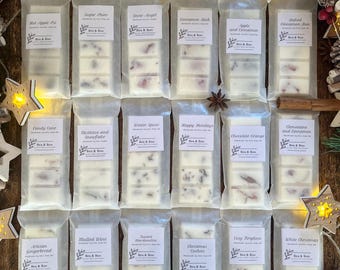 Soy Wax Melt Snap Bar - Christmas Fragrances