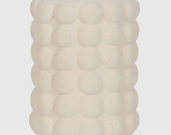 Cream Speckle Bubble Wax Warmer and oil burner