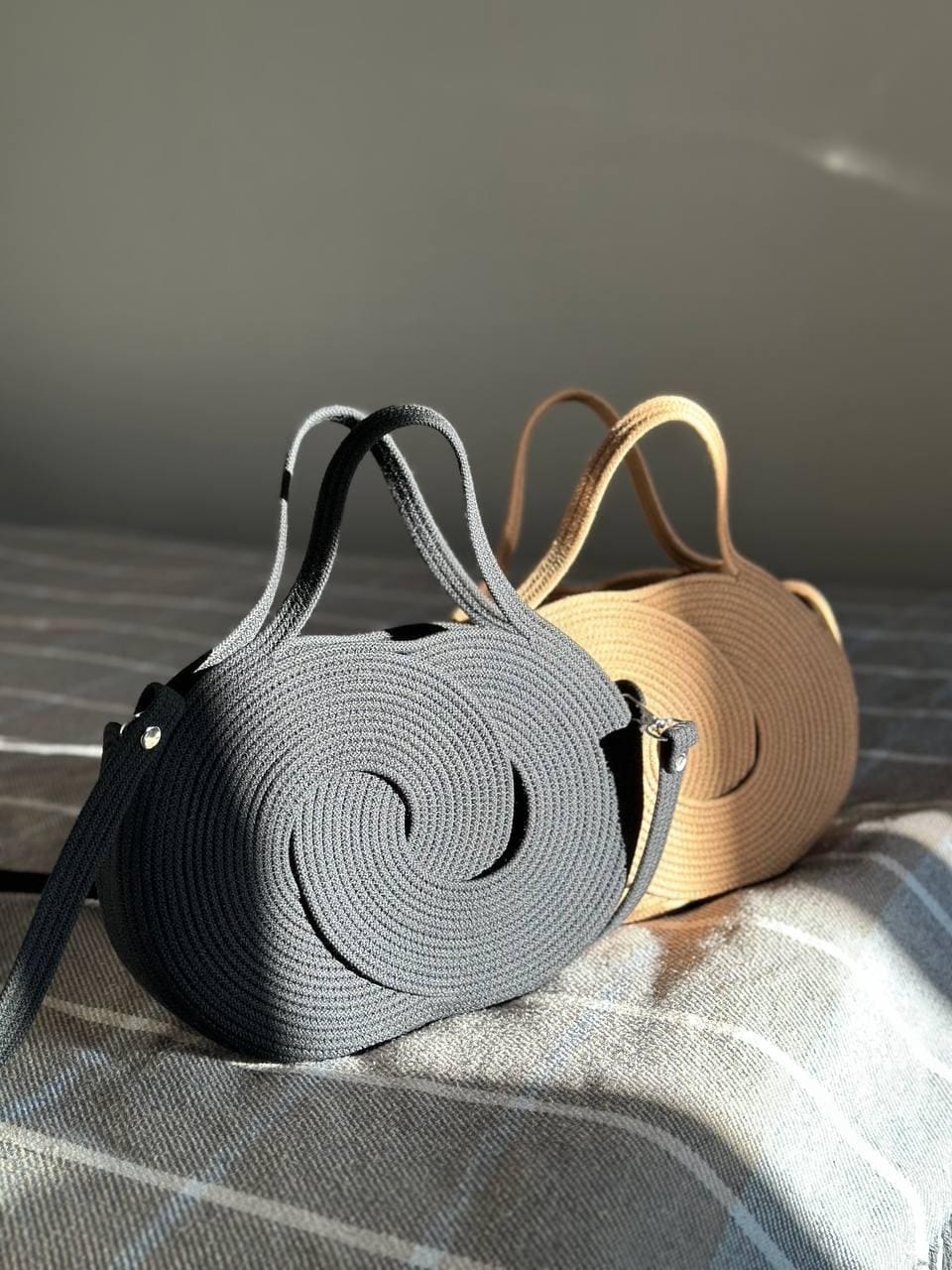 Leather Rope Bag - Etsy Canada