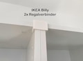 2x Shelf connectors compatible with IKEA Billy | Bookshelf connector | 3D printed accessories