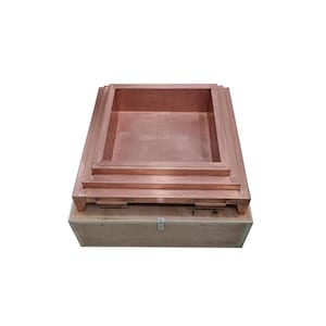 Grote koperen havan kund voor Anusthan | 27 inch