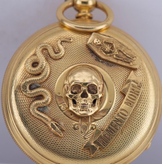 Antique Victorian Gilt Silver Pocket Watch – Memento … - Gem