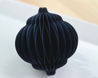 Bauble Shaped Paper Ornament {1 ornament}