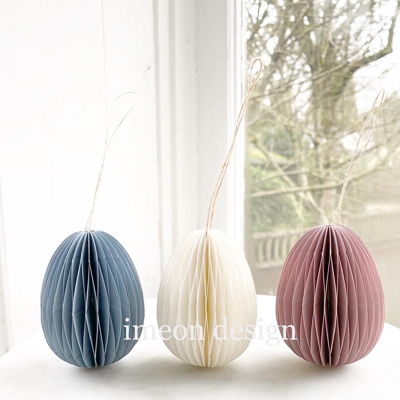 Egg shaped decor, Spring home decor, Spring decorations, Easter, home decor, party favor one image 2