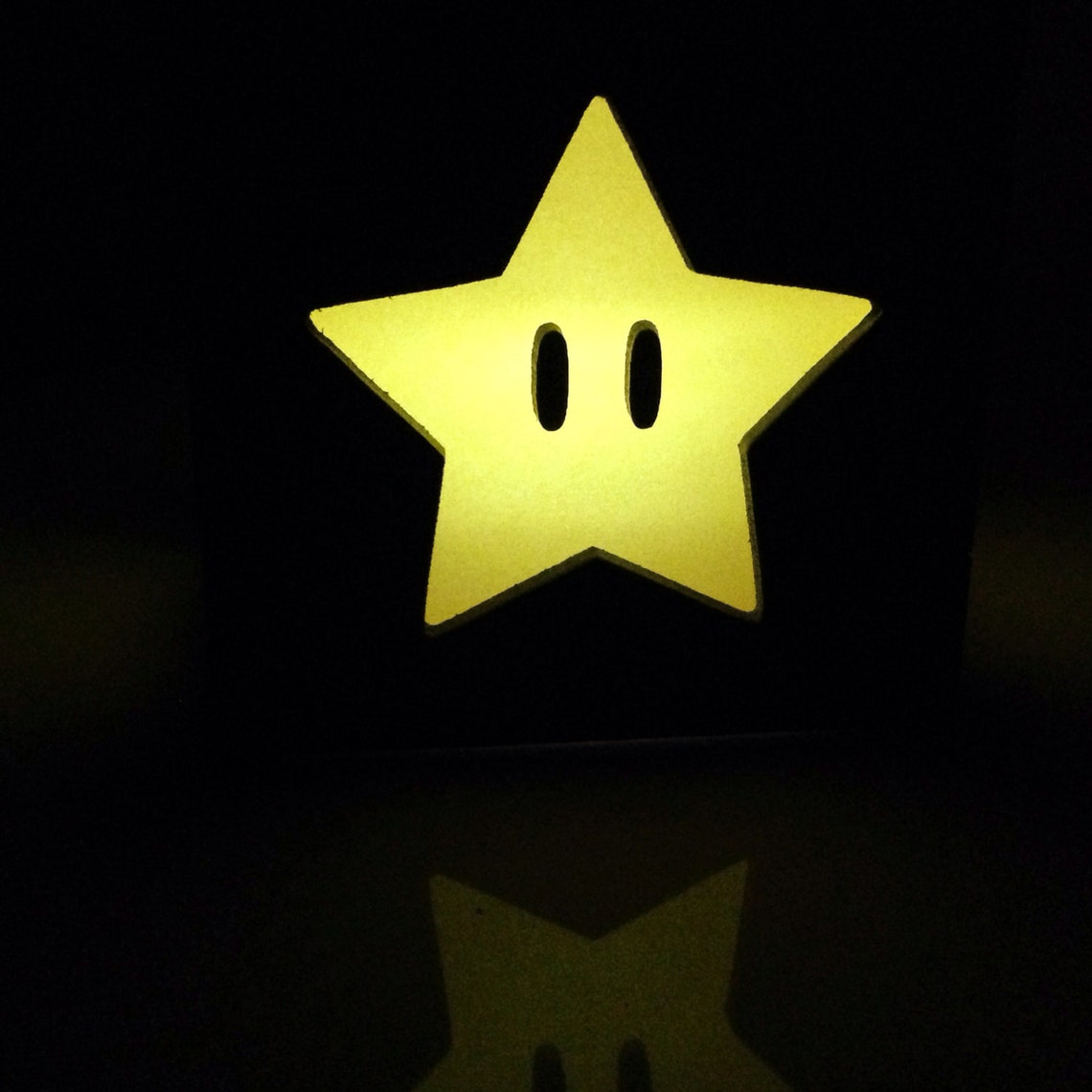 Super Mario Bros. Star light box 3 inch Etsy