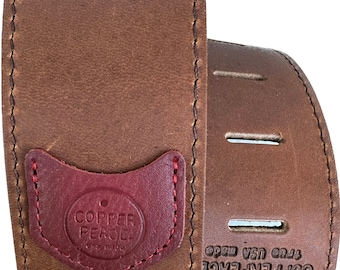Homerun Guitar Strap - Premium Baseball Glove Leather