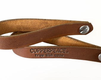 Acoustic Guitar Strap Leather Loop