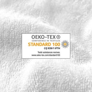 Microspugna di bambù bianca OEKO-TEX / Molti colori disponibili