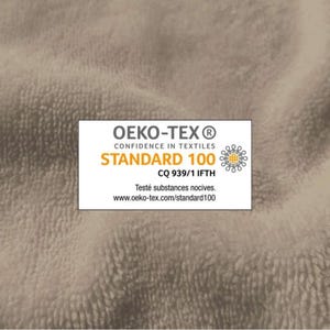 Microspugna di bambù OEKO-TEX castagna / Molti colori disponibili