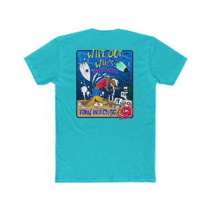 Custom Surf T-shirt, Personalized Surf Shirt, Beach Lover Tee, Surfboard Graphic, Summer Shirt, Gift for Surfer, Coastal Apparel, Surfing T