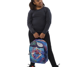 Mochila de baile a la luz de la luna