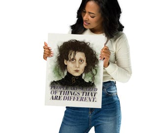 Edward Scissor Hands Fan Art Poster